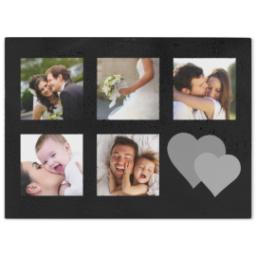 Thumbnail for Photo Chopping Boards with Black Hearts design 1
